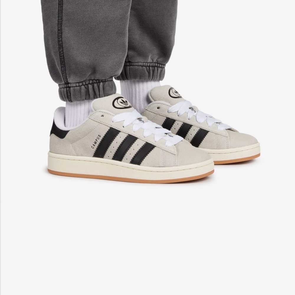 Adidas Campus 00s J Black and Gum Shoes